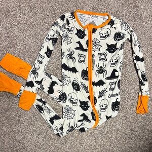 Little Sleepies Halloween Themed Pajama Set Footies 3T